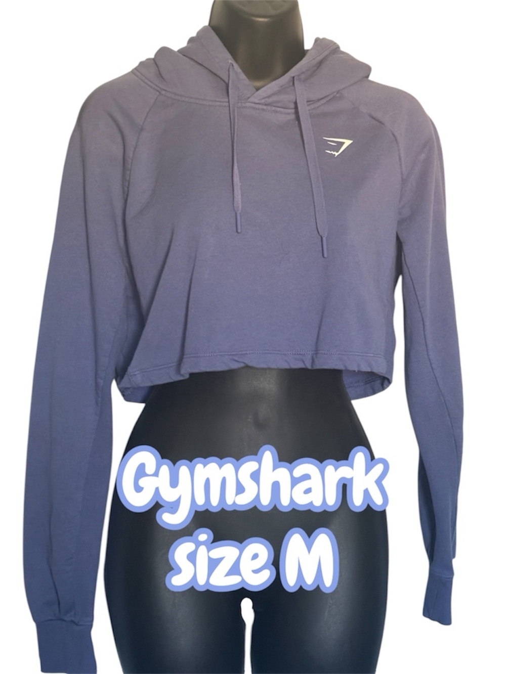 Gymshark Women's Cropped Hoodie in Dusty Purple